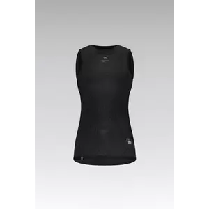 GOBIK Cyklistické triko bez rukávů - SECOND SKIN W - černá XS obraz