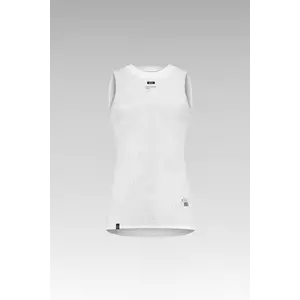 GOBIK Cyklistické triko bez rukávů - SECOND SKIN W - bílá L obraz