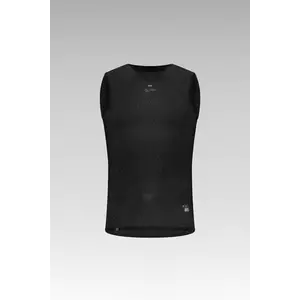 GOBIK Cyklistické triko bez rukávů - SECOND SKIN - černá XL obraz