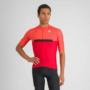 SPORTFUL Cyklistický dres s krátkým rukávem - PISTA - červená 3XL obraz