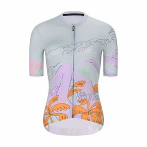 RIVANELLE Cyklistický dres s krátkým rukávem - SPIRIT - šedá/vícebarevná 2XL obraz
