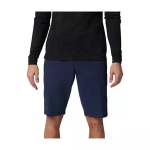 FOX Cyklistické kalhoty krátké bez laclu - RANGER - modrá 36 obraz