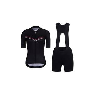 RIVANELLE Cyklistický krátký dres a krátké kalhoty - LEVEL UP - černá/bílá obraz