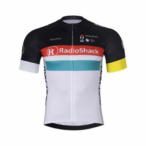 BONAVELO Cyklistický dres s krátkým rukávem - RADIOSHACK – NISSAN - modrá/bílá 5XL obraz