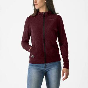 CASTELLI mikina - MILANO 2 FULL ZIP W FLEECE - bordó S obraz
