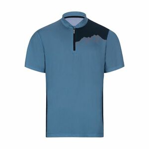 HOLOKOLO Cyklistický dres s krátkým rukávem - ADVENTURE - modrá M obraz