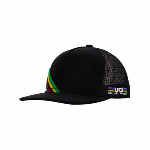 SANTINI Cyklistická čepice - UCI WORLD CHAMPION - černá UNI obraz