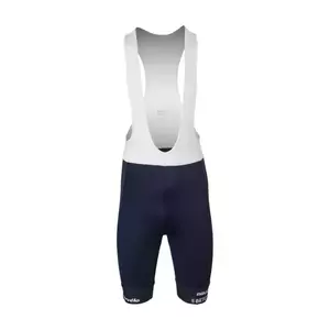 AGU Cyklistické kalhoty krátké s laclem - TDF 2024 TEAM VISMA | LEASE A BIKE - modrá 2XL obraz