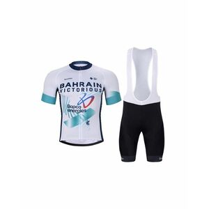 BONAVELO Cyklistický krátký dres a krátké kalhoty - B.VICTORIOUS 2025 - černá/červená obraz