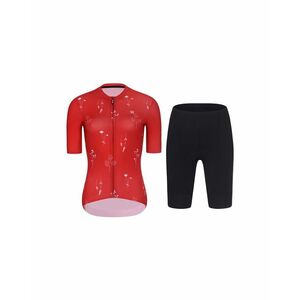 RIVANELLE Cyklistický krátký dres a krátké kalhoty - METTLE LADY - červená/černá obraz