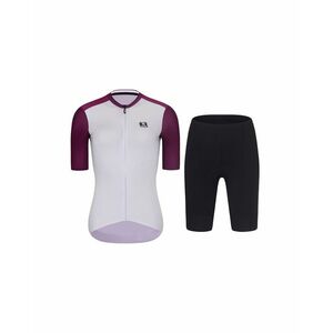 RIVANELLE Cyklistický krátký dres a krátké kalhoty - TECHNICAL - bordó/černá/bílá obraz