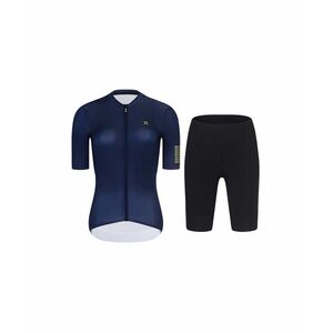 RIVANELLE Cyklistický krátký dres a krátké kalhoty - VICTORIOUS GOLD LADY - modrá/černá obraz