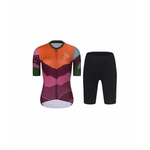 RIVANELLE Cyklistický krátký dres a krátké kalhoty - SERENITY - fialová/černá/červená obraz