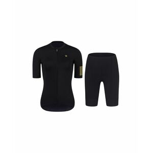 RIVANELLE Cyklistický krátký dres a krátké kalhoty - VICTORIOUS GOLD LADY - zlatá/černá obraz