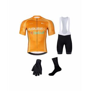 BONAVELO Cyklistický mega set - EUSKALTEL - EUSKADI - černá/oranžová/bílá obraz