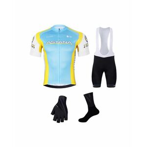 BONAVELO Cyklistický mega set - ASTANA - černá/žlutá/bílá/modrá obraz
