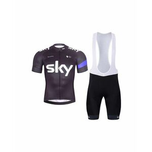 BONAVELO Cyklistický krátký dres a krátké kalhoty - SKY - modrá/černá obraz