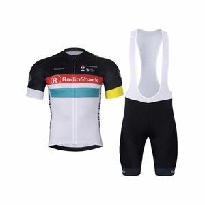 BONAVELO Cyklistický krátký dres a krátké kalhoty - RADIOSHACK-NISSAN - vícebarevná/černá obraz