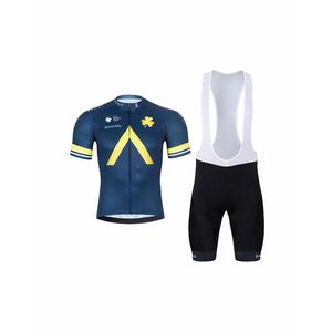 BONAVELO Cyklistický krátký dres a krátké kalhoty - AQUA BLUE - černá/modrá obraz