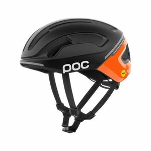 POC Cyklistická přilba - OMNE BEACON MIPS - černá/oranžová (50–56 cm) obraz