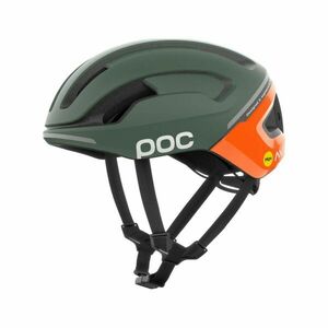 POC Cyklistická přilba - OMNE BEACON MIPS - zelená/oranžová (50–56 cm) obraz
