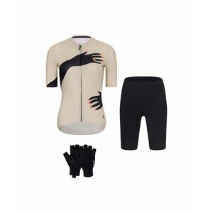 RIVANELLE Cyklistický mega set - HANDS LADY - béžová/černá obraz