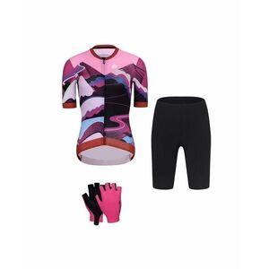 RIVANELLE Cyklistický mega set - SUNSET ELITE LADY - růžová/černá obraz