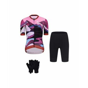 RIVANELLE Cyklistický mega set - SUNSET ELITE LADY - růžová/černá obraz