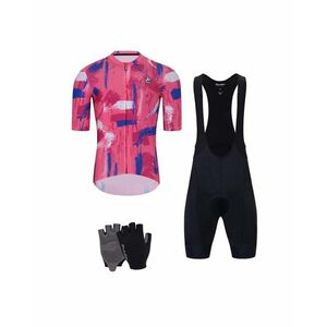 HOLOKOLO Cyklistický mega set - STROKES - modrá/černá/růžová obraz