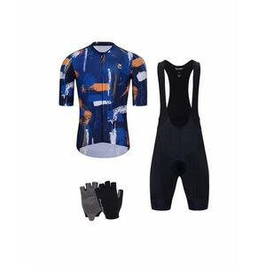 HOLOKOLO Cyklistický mega set - STROKES - oranžová/černá/modrá obraz