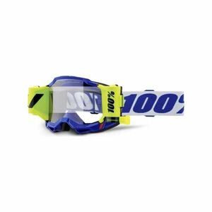 100% SPEEDLAB Cyklistické brýle - ACCURI 2 FORECAST - modrá/bílá/žlutá obraz