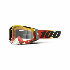 100% SPEEDLAB Cyklistické brýle - RACECRAFT 2 - žlutá/černá/červená obraz