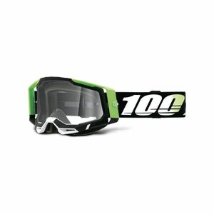 100% SPEEDLAB Cyklistické brýle - RACECRAFT 2 - černá/zelená obraz
