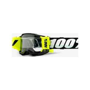 100% SPEEDLAB Cyklistické brýle - ACCURI 2 JR FORECAST - černá/bílá/žlutá obraz