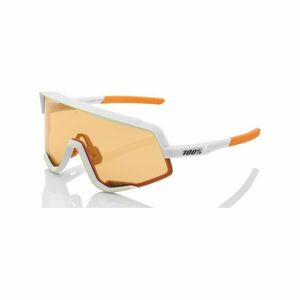 100% SPEEDLAB Cyklistické brýle - GLENDALE - bílá/oranžová obraz