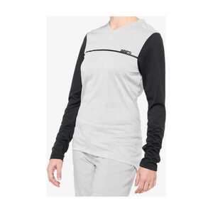 100% SPEEDLAB Cyklistický dres s dlouhým rukávem letní - RIDECAMP W - šedá/černá L obraz