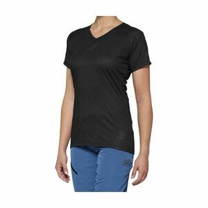 100% SPEEDLAB Cyklistický dres s krátkým rukávem - AIRMATIC W - černá L obraz