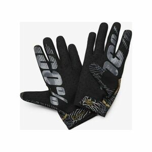 100% SPEEDLAB Cyklistické rukavice dlouhoprsté - CELIUM - černá S obraz