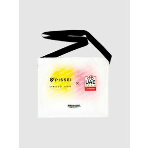 PISSEI Cyklistická taška - UAE TEAM EMIRATES - GIRO + TOUR 24 - bílá/růžová/žlutá obraz