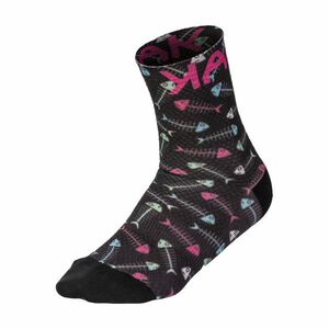 KARPOS Cyklistické ponožky klasické - GREEN FIRE - vícebarevná/černá 34-38 obraz