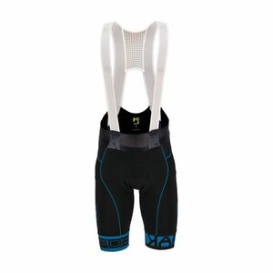 KARPOS Cyklistické kalhoty krátké s laclem - VERVE EVO - černá/modrá L obraz