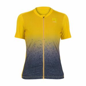 KARPOS Cyklistický dres s krátkým rukávem - VERVE EVO - žlutá/modrá S obraz