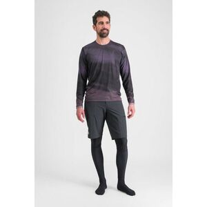 SPORTFUL Cyklistické triko s dlouhým rukávem - FLOW GIARA - černá M obraz