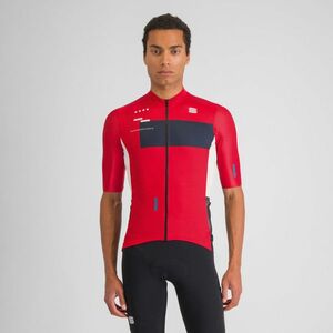 SPORTFUL Cyklistický dres s krátkým rukávem - BREAKOUT SUPERGIARA - červená/černá M obraz