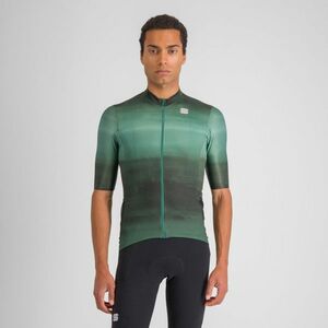 SPORTFUL Cyklistický dres s krátkým rukávem - FLOW SUPERGIARA - zelená M obraz