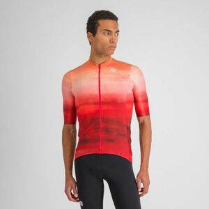 SPORTFUL Cyklistický dres s krátkým rukávem - FLOW SUPERGIARA - červená M obraz