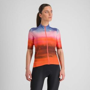 SPORTFUL Cyklistický dres s krátkým rukávem - FLOW SUPERGIARA - červená/modrá S obraz