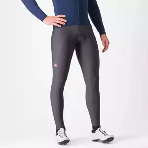 CASTELLI Cyklistické kalhoty dlouhé s laclem - ESPRESSO - šedá L obraz