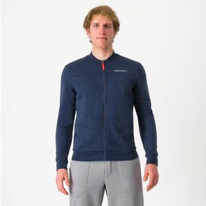 CASTELLI mikina - CLASSICO TRACK - modrá 2XL obraz