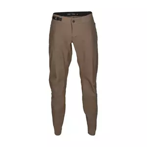 FOX Cyklistické kalhoty dlouhé bez laclu - RANGER - hnědá 38 obraz